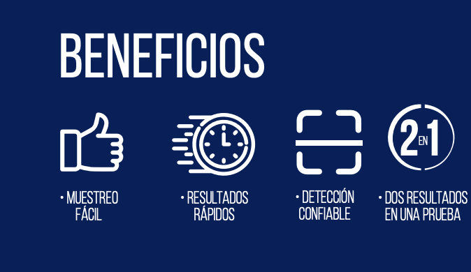 BENEFICIOS COVID-19 E INFLUENZA A/B NASOFARÍNGEA